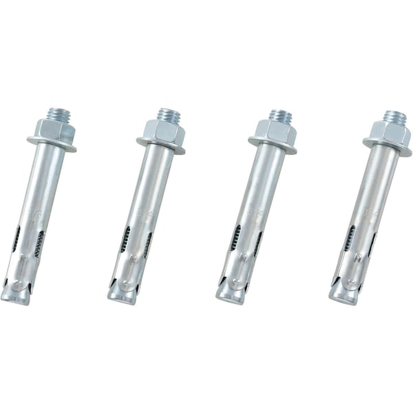 Global Industrial Sleeve Anchor, 3/4" Dia., 4-1/4" L, Steel Zinc Plated 320742 - main